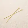Plata S925 chapada en oro pasador de bola de 9 pines accesorios para joyería DIY kit de materiales para pendientes de cuentas hechos a mano al por mayor