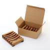 Fabricante bandeja de jabón de madera marrón para inodoro inodoro escurridor caja de jabón ranurada soporte para jabón juego de dos piezas traje