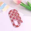 Novos Clips de Papel Acrílicos Transparentes Criativos, Clipes Coloridos Fofos para Documentos, Provas, Livros e Decoração