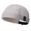 Nuevo modelo de verano del popular sombrero de propietario, sombrero de príncipe simple y elegante con logo de cuero, transpirable, adecuado para comercio exterior transfronterizo y transmisiones en vivo
