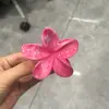 Presilha de cabelo fofa e elegante para cabelos grossos, tamanho grande, pinça de tubarão em formato de coração com franjas, presilha de garra com laço vintage