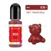 Fábrica direta transfronteiriça 16 cores 10ML cor oleosa fina diy joias resina epóxi AB cola cola uv corante