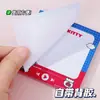 Notas Adhesivas Auténticas de Hello Kitty Papel de Notas tipo Caballete Creativo Pegatinas para Notas de Preguntas Equivocadas Etiquetas Índice Completamente Adhesivas para Estudiantes