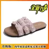Nuevo modelo 2026 de sandalias slip-on, estilo urbano deportivo, sandalias de suela gruesa para exteriores, moda urbana de moda, alto valor estético, de nicho y con estilo