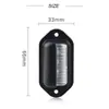 Luz de Matrícula de Coche Transfronteriza 6LED Luz de Matrícula Popular para Camiones y Autocaravanas Amazon Mk-140