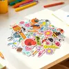 Adesivos à prova d'água de insetos e flores, caracol infantil, joaninha, abelha adesivos, copo d'água infantil, adesivos decorativos DIY para planner