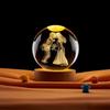Bola de cristal tridimensional 3D con grabado láser, luz nocturna luminosa creativa para dormir, venta al por mayor transfronteriza para parejas besándose