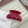Pinza para el Cabello de Tiburón de Alta Gama Estilo Francés con un Diseño de Nicho Dulce y Femenino, Pinza de Pelo de Moda con Manchas para la Parte Posterior de la Cabeza