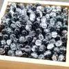 8mm Beads Flor Explosiva Esmalte Gelo Rachado Contas Soltas Material para Pulseira Colar Brinco DIY Feito à Mão Ornamento Acessórios Nenhum