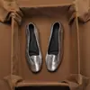 Zapatos de Mujer de Estilo Coreano, Suela Blanda, Modernos, Boca Baja, Nuevos Zapatos Planos Tipo Ballet con Punta Redonda para Otoño 2026
