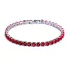 Pulsera de Hip-Hop de 3 mm 4 mm Estilo Europeo y Americano Unisex Venta al por Mayor Joyería Transfronteriza Amazon Ebay Más Vendido Pulsera de Circonita Microincrustada