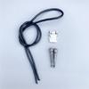 Tendencia casual corbata bolo corbata polo accesorios DIY hebilla deslizante de metal colgante de chasis cuerda de cuero 2023