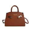 Bolsa de Ombro Transversal Grande Capacidade Texturizada Simples Versátil Elegante de Alto Valor Moda Verão 2026 Bolsa Quadrada Pequena