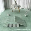 Alfombra de Franela Estilo Ins, Tapete de Piso para Dormitorio con Empalme, Tapete Grande de Cobertura Total para Gateo Infantil, Tapete de Espuma para Habitación