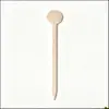 Palillos desechables para remover para té de leche y cócteles, hechos de madera de abedul, ecológicos, higiénicos, aptos para alimentos, directo del fabricante