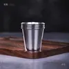 Bar Acero Inoxidable Taza Mini Taza para Sorber Portátil Irrompible Vaso de Chupito para Cóctel Vaso para Licores Mai Mai Taibao