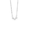 Collar de Estrella de Cinco Puntas Brillante de Diamante para Mujer, Estilo Lujo Ligero, Personalidad de Alta Gama, Estilo Minimalista Fresco, Colgante de Estrella, Cadena para Clavícula