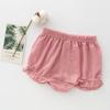 Shorts Florais para Bebê Menina, Estilo Fino para Usar por Cima, Calças de Barra Larga, Shorts de Renda para Bebê Menina, Calças tipo Pão para Bebê para Usar em Camadas