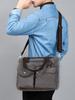 Bolsa Transversal Masculina Wanke Shang Canvas Resistente ao Desgaste Bolsa de Ombro Bolsa para Notebook Masculina Urbana Simples Portátil Bolsa Masculina para Passeios