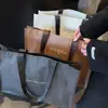 Loja de Roupas Sacolas de Tecido de Grande Capacidade para Embalagem de Roupas Femininas, Sacolas de Compras com Alças, Sacolas de Presente Cinzas, Personalizáveis