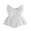 Ropa de Verano para Bebé Ins Body de Encaje con Mangas de Murciélago para Niña Harper Vestido de Malla Harper Princesa para Recién Nacido