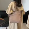 Bolso de Pana para Mujer Gran Capacidad 2026 Nuevo Otoño e Invierno Casual Hombro Compras Bolso Tote de Viaje de Alta Gama