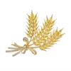 Broche Coreano de Lujo Ligero Espiga de Trigo de Alta Gama para Mujer, Moderno y Elegante, Accesorio de Solapa de Traje Lujoso, Broche de Moda de Alta Gama