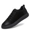 Zapatos para hombre verano moda modernos punta redonda juveniles planos casuales Zapatos para las cuatro estaciones suela gruesa pulidos simples con cordones zapatos de plataforma hombre
