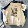 Moletom Divertido Estilo Velho Oeste Europeu Feminino Transfronteiriço com Slogan: se EU sou o Problema, Você Pode Ser o Original