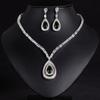 Colar Gota de Zircônia para Mulheres, Verão Luz Luxo Nicho Design Geométrico Corrente Clavicular, Recomendado por Blogueiros Novo Trendy Dropshipping