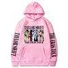 Tamanho europeu e americano TAYLOR SWIFT moletom casual com capuz masculino e feminino hip hop jaqueta suéter esportiva tamanho europeu