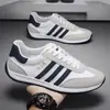 Zapatos Cruzados de Hombre Estilo Forrest Gump Otoño Combinan con Todo Suela Blanda Zapatilla Deportiva Casual para Hombre Antideslizante Resistente al Desgaste Zapatos Blancos