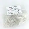 3mm/F3 branco cabelo vermelho vermelho LED diodo emissor de luz vermelho brilhante cabeça redonda perna curta LED contas de lâmpada