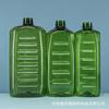 Botella de Líquido para Lavavajillas 1-1.8L Botella de Plástico Cuadrada Verde Botella de Champú Gel de Ducha Botella de Embalaje de Plástico PET