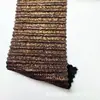 Tecido elástico, colorido, com estampa de nuvens, plissado e com relevo dourado; tecido macio e plissado com bom caimento, adequado para vestidos de noite, fantasias de dança e trajes de performance