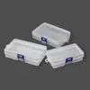Caja Vacía de Embalaje de Exhibición Rectangular Multiespecificación con Cerradura Caja de Plástico Transparente Caja de Almacenamiento para Piezas de Ferretería Equipo de Pesca