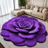 Tapete de Chão 3D Especial em Formato de Pavão Transfronteiriço Tapete de Chão Absorvente para Banheiro Decoração de Mesa de Centro para Sala de Estar Tapete Antiderrapante para Pés Tapete de Porta de Entrada