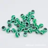 Cuentas de Resina para Ojos 8/10mm Ojo de Diablo Ojo Turco Rayado Señuelo Ojo de Pez Cuentas Bloqueadoras DIY Sueltas