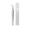 Pinzas Ultra-Afiladas para Pestañas Postizas para Técnicos de Pestañas, Usadas para Colocar Pestañas Postizas, Pinza Dorada con Forma de Delfín con Patrón de Diamante, Herramienta de Abanico de Alta Precisión