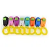 Anillo Entrenador Clicker para Mascotas Dispositivo Interactivo de Sonido para Entrenar Perros y Gatos, Modelo de Anillo de Entrenamiento Universal para la Punta del Dedo