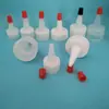 Botella de Punta Fina, Botella Dosificadora, Botella Exprimidora, Botella de PE, Botella con Tapa Roja, Botella Gotero