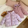 Novas Roupas de Algodão para Crianças 2026 Aquecimento de Inverno Espesso Meninas Estilosas Plus Velvet Roupas de Algodão para Bebê Jaqueta Casaco de Algodão