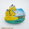 Ímã de Geladeira Resina Ponte de Londres Britânica Cultural e Criativa Lembrança Criativa de Viagem Adesivo Magnético Artesanato Lembrança