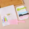 Pratos de Mesa para Bolo de Aniversário Conjunto de Pratos de Papel Pratos e Garfos Descartáveis Pratos para Assar Combinação de Garfo e Prato