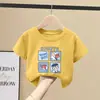 Ropa de Verano para Niños, Camisetas de Manga Corta para Niños, Tops Sueltos Casuales y Elegantes para Niños Talla Mediana y Grande, Nueva Tendencia de Ropa para Niños Verano 2026