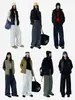 Pantalones Softshell Repelentes al Agua Nan Tao [Paseo Nocturno] para Mujer Otoño Invierno Exteriores Cortavientos Holgados Adelgazantes Casuales de Pierna Recta