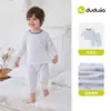 Compra 2 piezas y obtén 3 yuanes de descuento. Conjunto de pijama infantil Dudu, ropa de casa de verano para niños, ropa de verano para niñas pequeñas