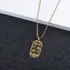 Collar Amitabha Hueco Nanwo Colgante Impermeable Llavero para Hombres y Mujeres Acero Inoxidable Colgantes para Bolsos Accesorios para Sudaderas