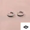 Pendientes de Aro Lisos con Pasador de Plata 925 para Mujer 2025 Nuevo Popular Diseño de Nicho Pendientes de Gama Alta Pendientes de Lujo Accesible