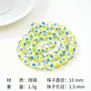 Ins Cor de Doce Contas Pintadas à Mão Interessantes Ponto de Onda Contas de Vidro DIY Acessórios Feitos à Mão Contas de Vidro Ponto de Onda Doce
